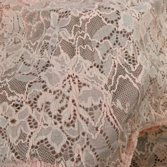 Free People Lace Night Rhythm Bodysuit - Size M - Rose - NWT - Picture 10 of 11
